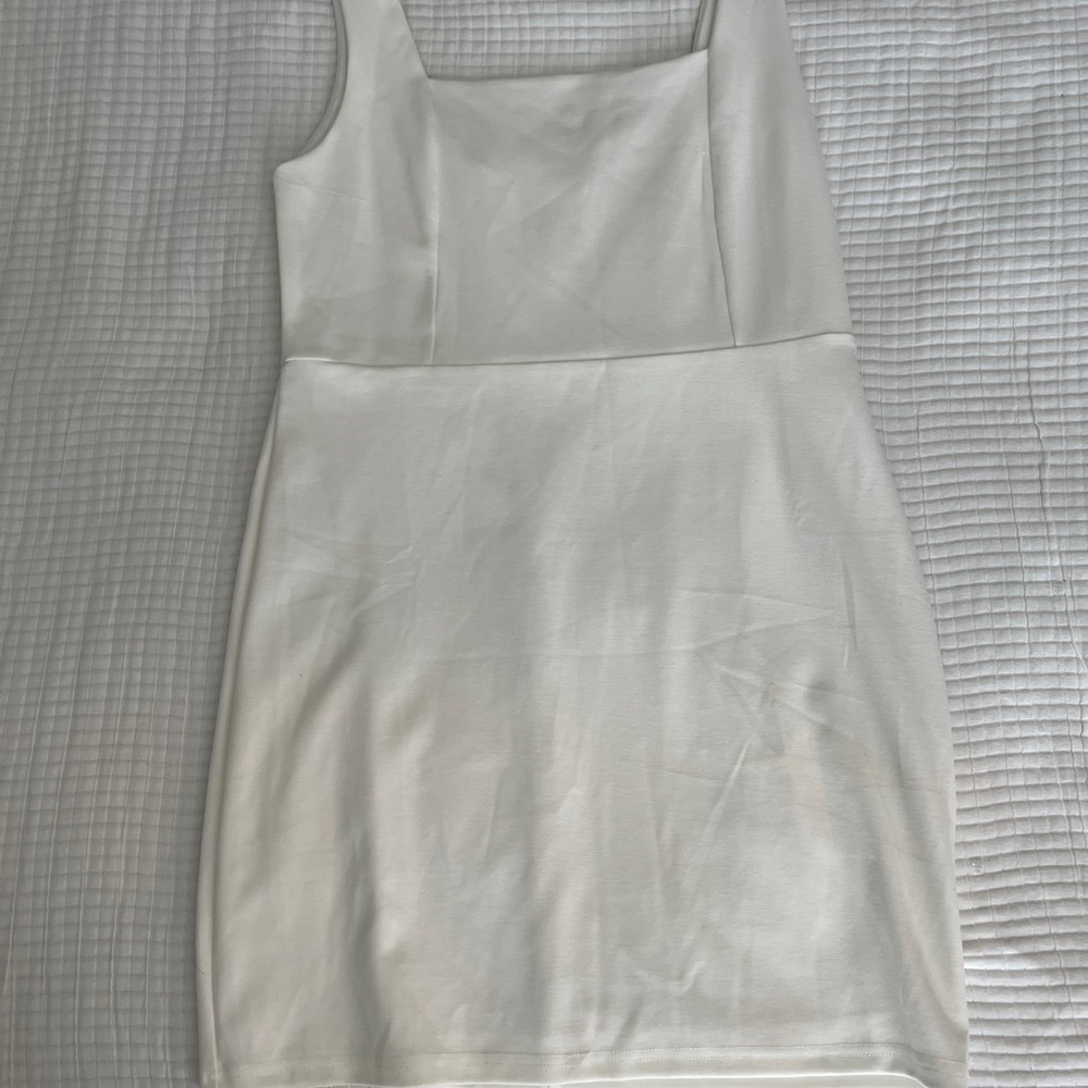 Pink Lily Classic White Dress
